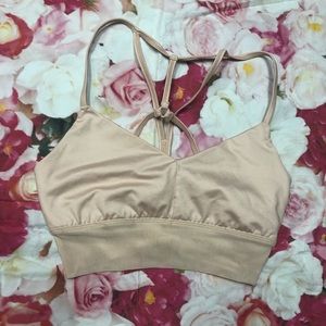 ALO Yoga Tan Sports Bra